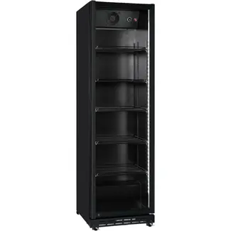 Arktic Backbar koelkast – enkele deur – 5 planken – 360L – Zwart – 230V/250W – 578x605x(H)1990mm