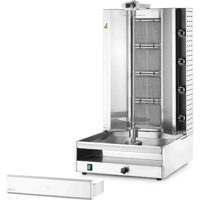 HENDI Kebabgrill – gas – 230V/13200W – 13,2kW – 537x639x(H)1013mm