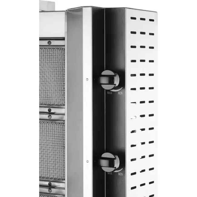 HENDI Kebabgrill – gas – 230V/13200W – 13,2kW – 537x639x(H)1013mm