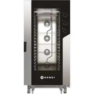 HENDI Hetelucht stoomoven CONTROL 20x GN1/1 – GN 1/1 – 400V/31000W – 930x1041x(H)1900mm