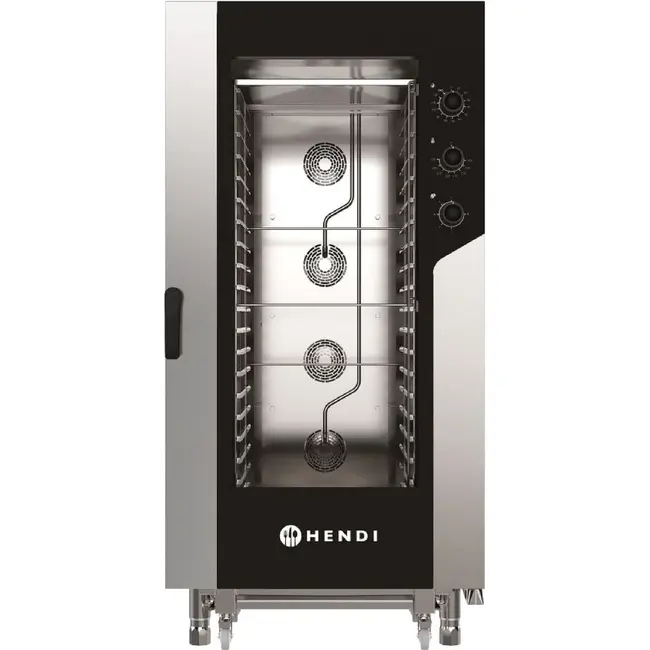 HENDI Hetelucht stoomoven CONTROL 20x GN1/1 – GN 1/1 – 400V/31000W – 930x1041x(H)1900mm