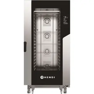 HENDI Hetelucht stoomoven CONTACT 20x GN1/1 – GN 1/1 – 400V/31000W – 930x1041x(H)1900mm