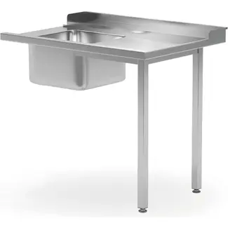 HENDI Spoeltafel voor doorschuifvaatwasser – 1200x815x(H)850mm