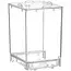 HENDI Melkcontainer met deksel – 4,5L – Transparant – 150x173x(H)237mm – Rechthoekig