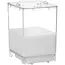 HENDI Melkcontainer met deksel – 4,5L – Transparant – 150x173x(H)237mm – Rechthoekig