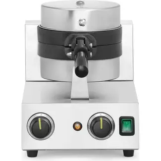 HENDI UFO burger – gelato panini pers – Zilver – 230V/1300W – 531x250x(H)312mm – Rond