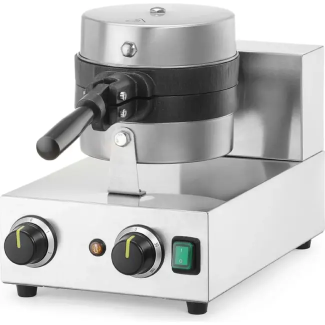 HENDI UFO burger – gelato panini pers – Zilver – 230V/1300W – 531x250x(H)312mm – Rond