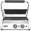 HENDI Contactgrill Panini – Zilver – 220-240V/2200W – 430x375x(H)216mm – Rechthoekig