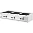HENDI Inductiekookplaat – 6 kookzones – 3x3.5 kW hobs & 3x5 kW hobs – 400V/25500W – 1200x700x(H)311mm