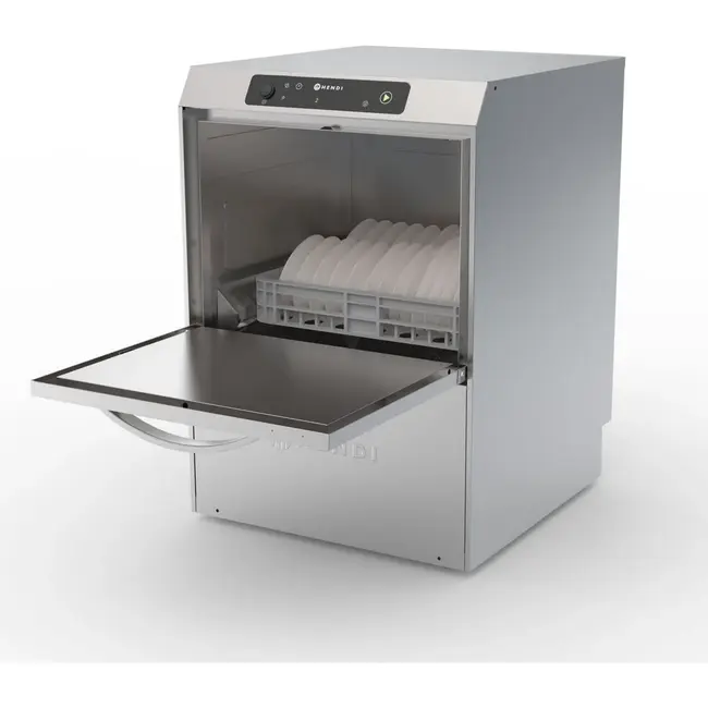HENDI Vaatwasser 40x40 – elektronische bediening – Profi Line – 230V/2970W – 473x513x(H)689mm