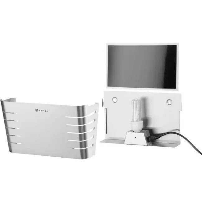 HENDI Insectenverdelger met kleefplaat – 80 m² – 220-240V/50W – 400x166x(H)240mm
