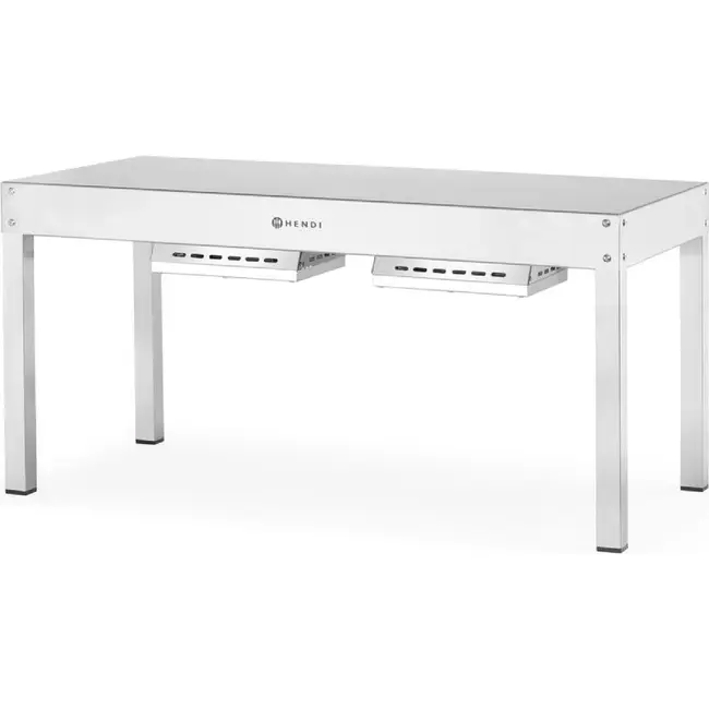 HENDI Warmhoudbrug – Zilver – 230V/1000W – 800x400x(H)400mm – Rechthoekig