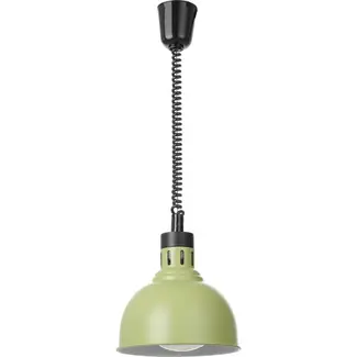 HENDI Warmtelamp verstelbaar – dome – Groen – 230V/250W – Ø 250x(H)207mm