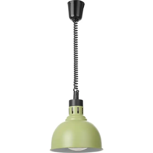HENDI Warmtelamp verstelbaar – dome – Groen – 230V/250W – Ø 250x(H)207mm