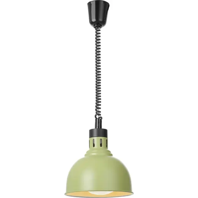 HENDI Warmtelamp verstelbaar – dome – Groen – 230V/250W – Ø 250x(H)207mm