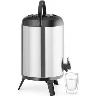HENDI Drankendispenser 11 liter van RVS met PU-isolatie en tapkraan