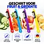 Solingen Dunschiller Enkel Mes – voor Fruit- en Groenteschiller – Kunststof – Vrolijke Mix – 4 Delig
