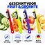 Solingen Dunschiller Enkel Mes – voor Fruit- en Groenteschiller – Kunststof – Kleurrijke Mix – 4 Delige
