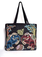 Canvas shopper olifant