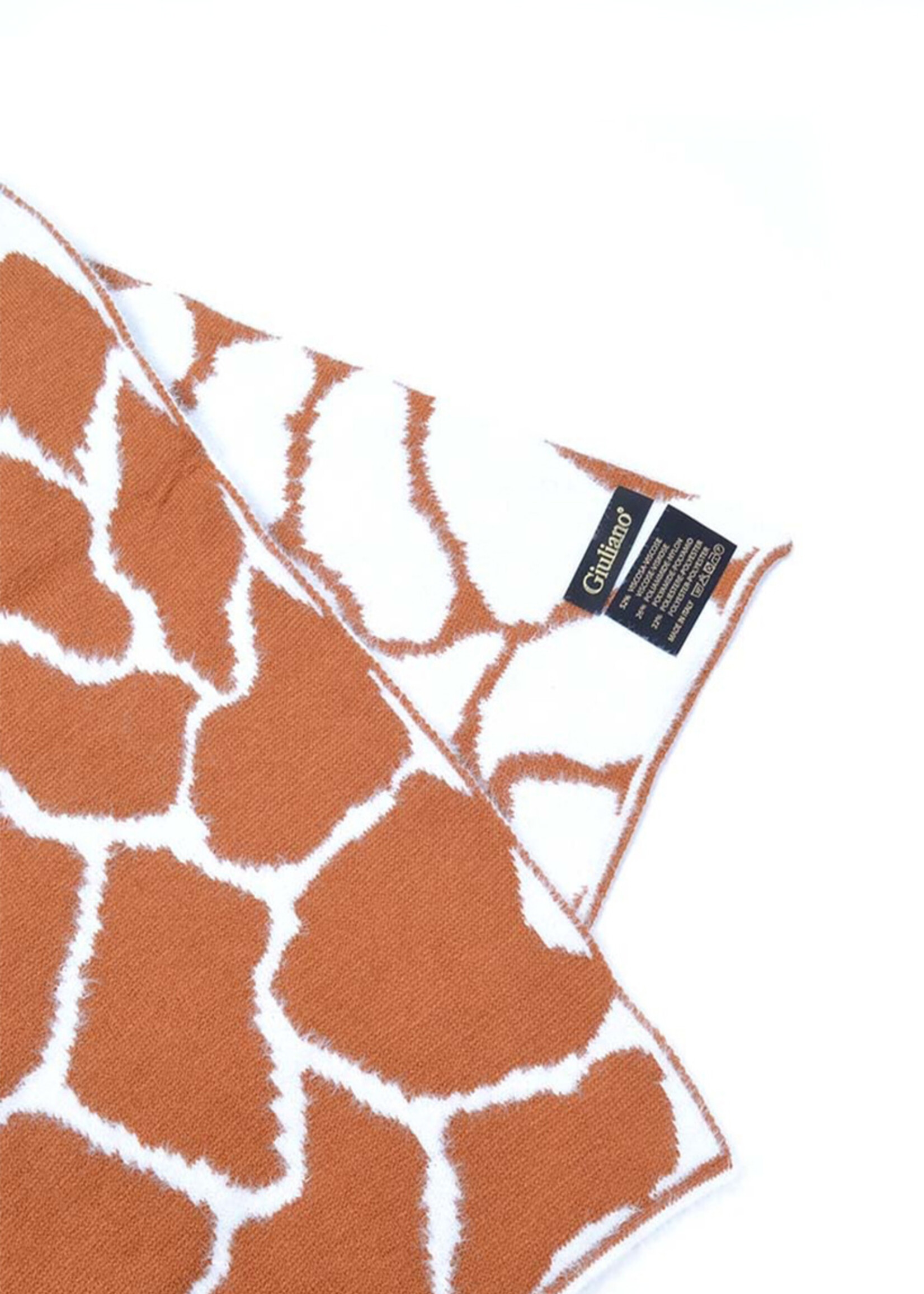 Wintersjaal Giraffe - Dubbelzijdig - Camel