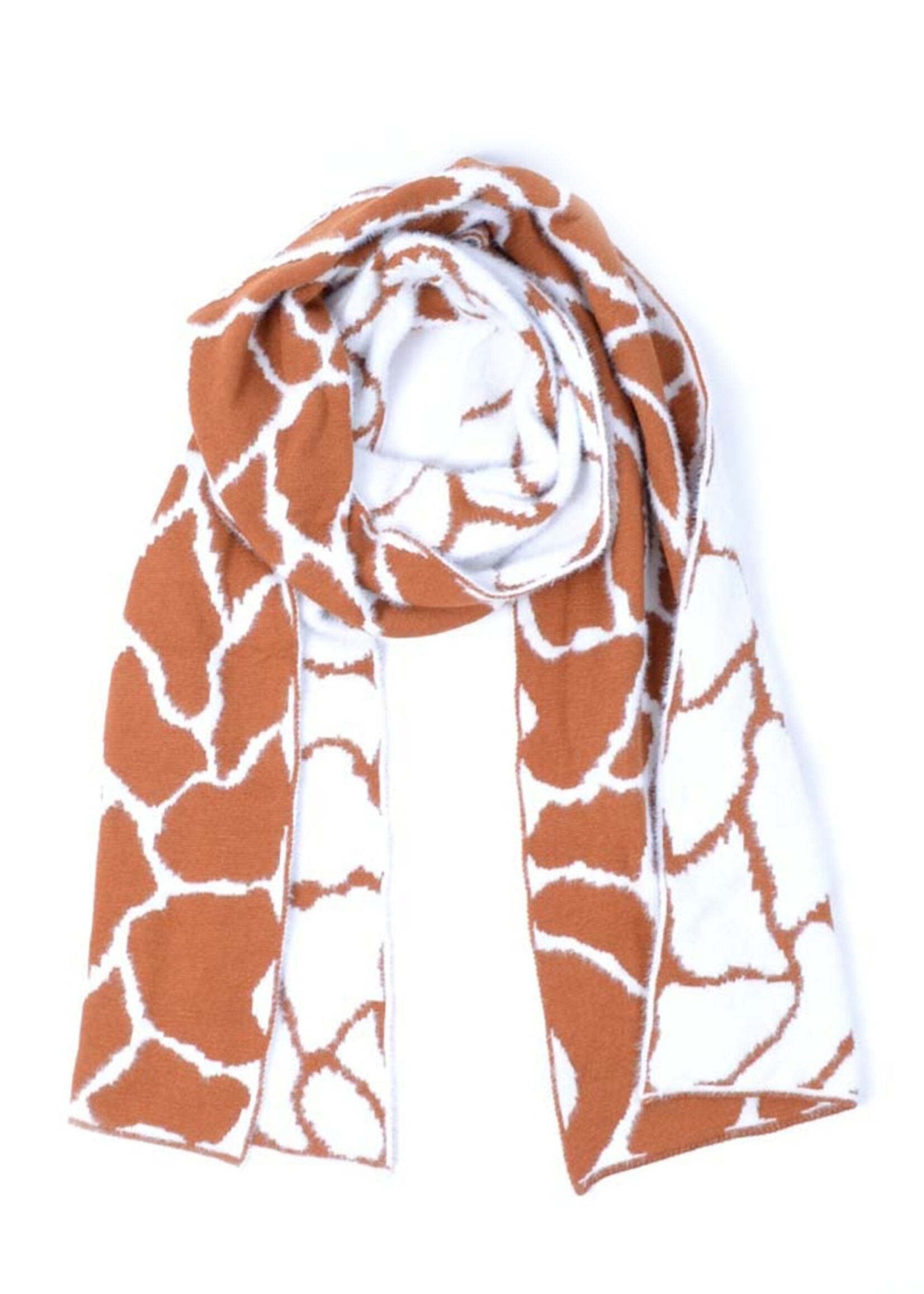 Wintersjaal Giraffe - Dubbelzijdig - Camel