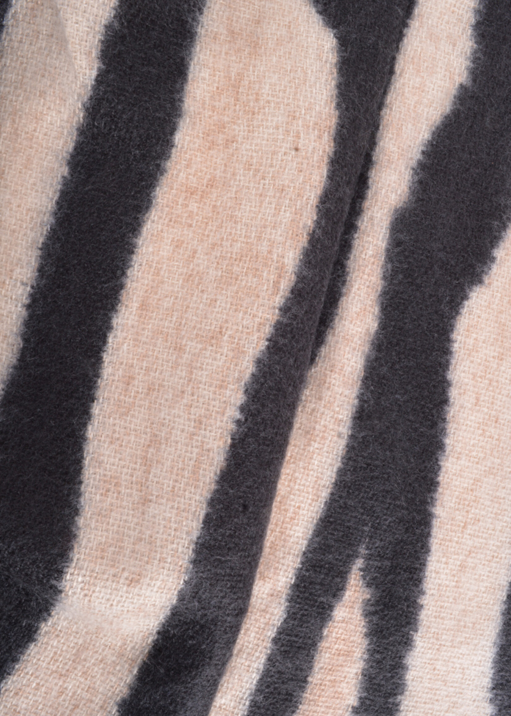 Wintersjaal met Zebraprint