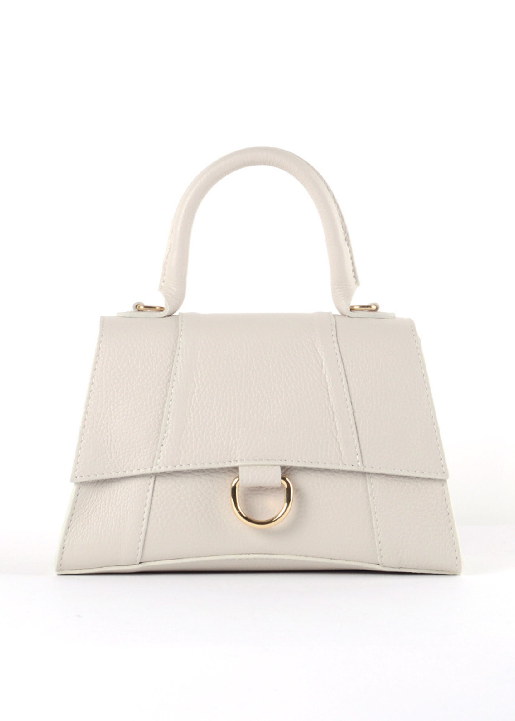 Michelle Leren handtas | Beige