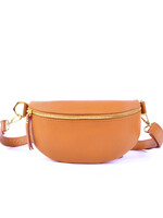 Leren heuptas | Bumbag | Camel | Maat S