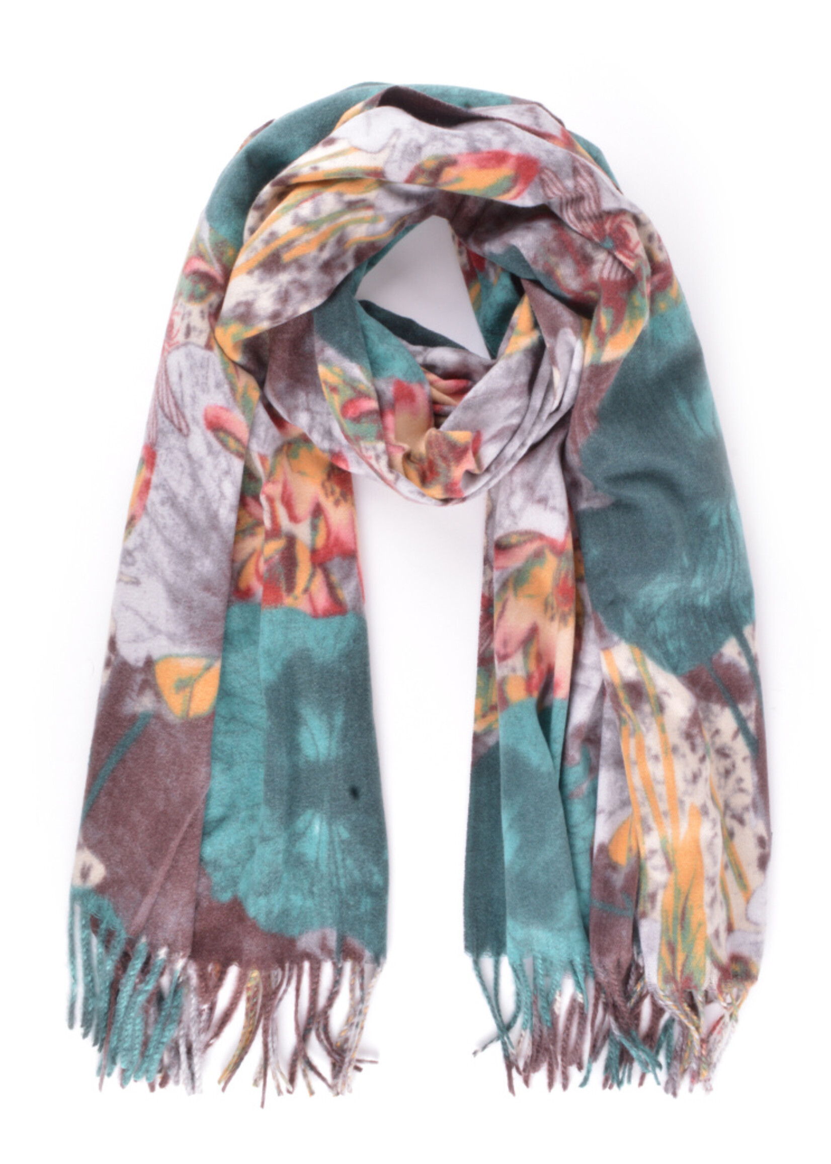 Wintersjaal Gerard Pasquier - Groen