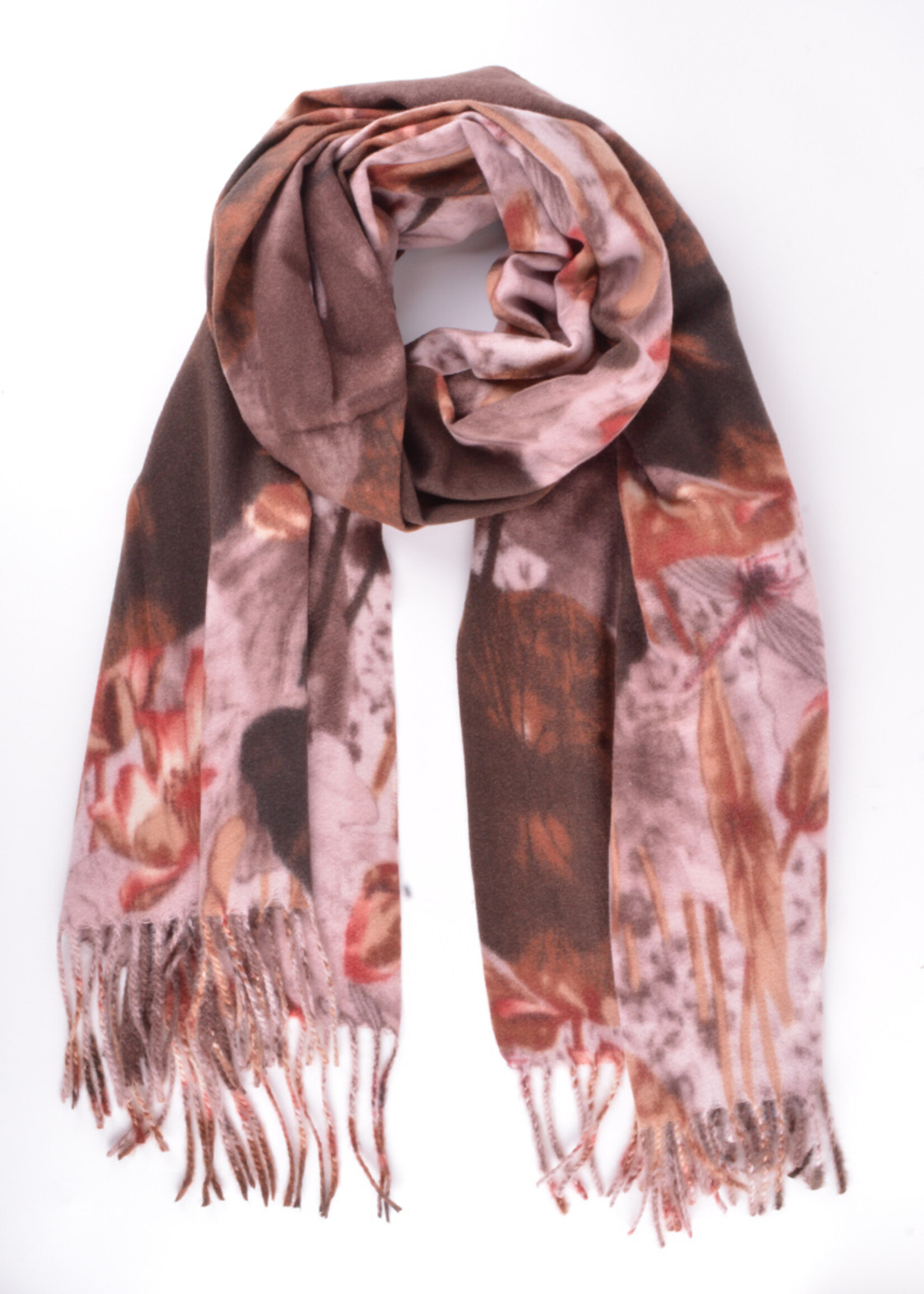 Wintersjaal Gerard Pasquier - Bruin