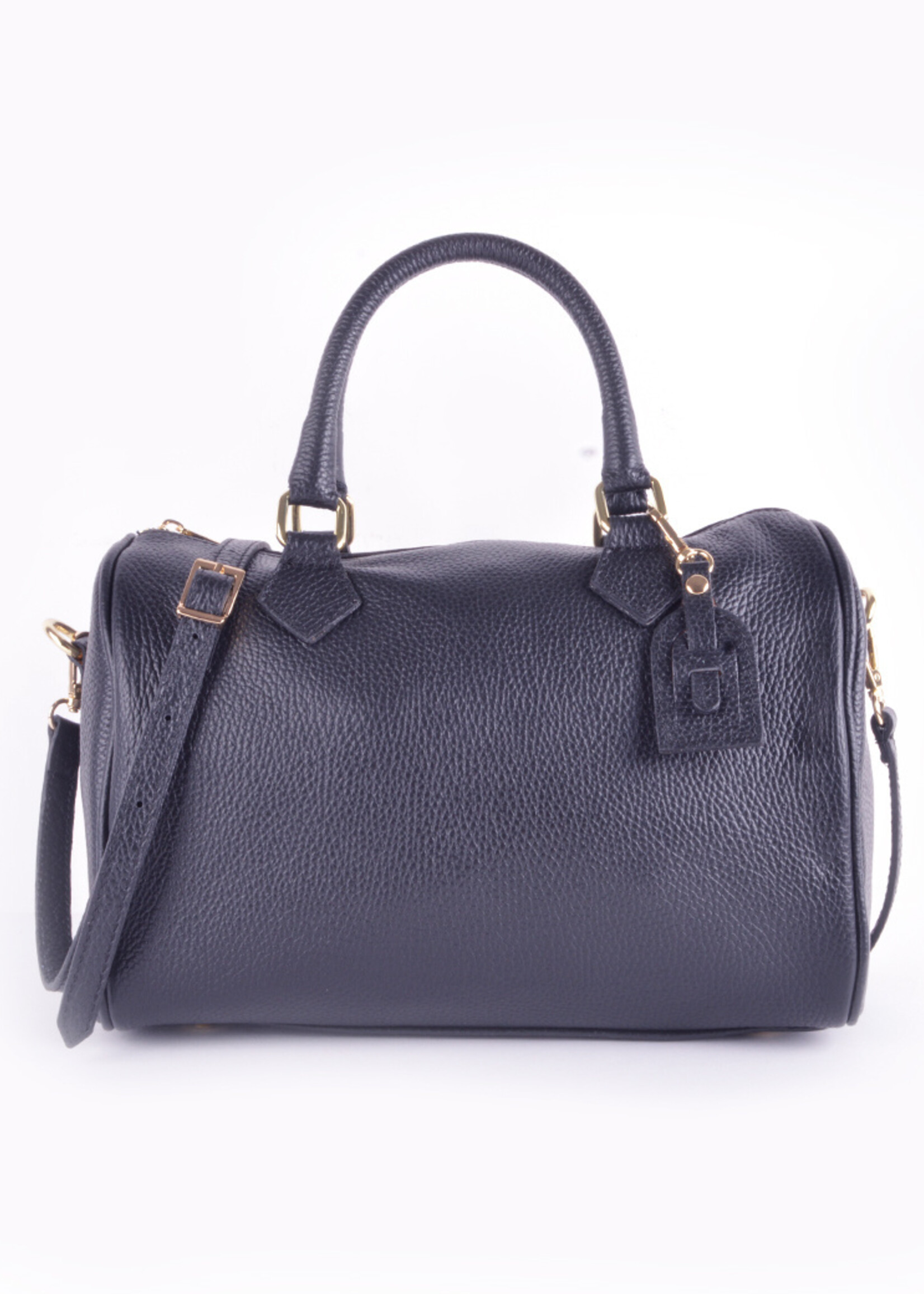 Leren bowlingstas | Donkerblauw