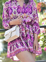 Leren schoudertas | Birds | Meerdere Kleuren