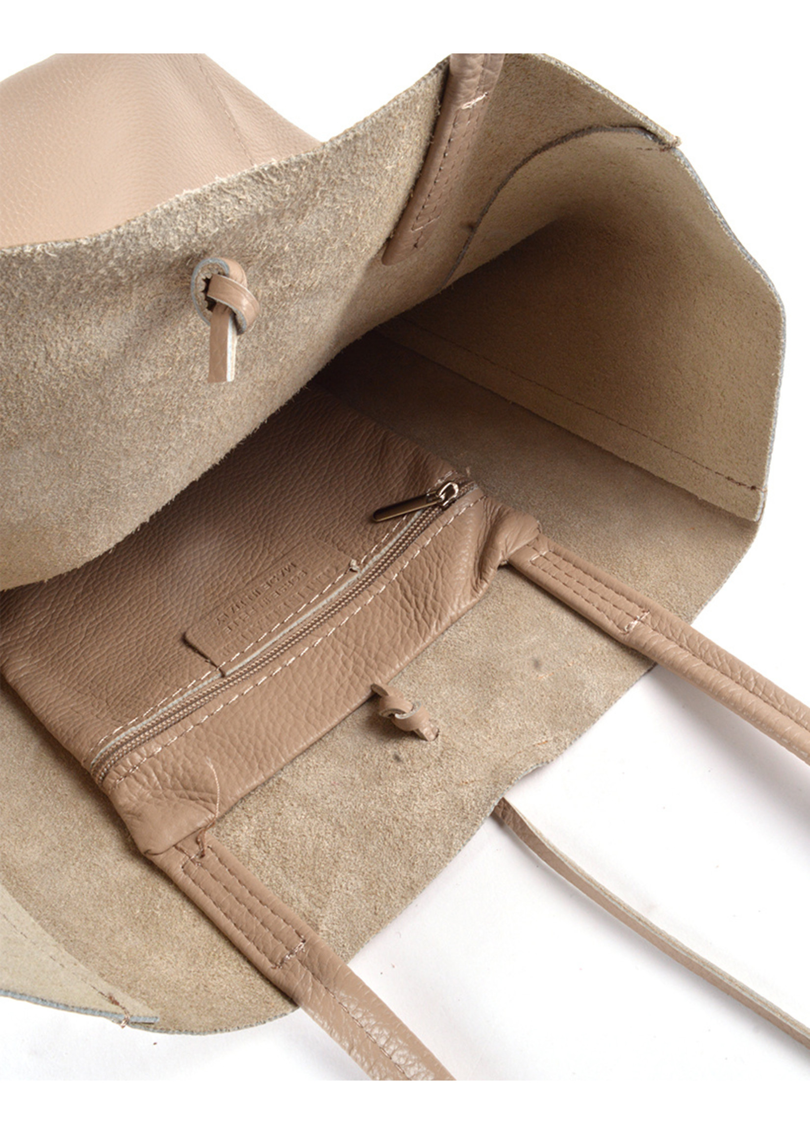 Leren shopper zwart sale