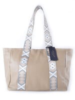 Lederen Shopper | IBIZA - Taupe