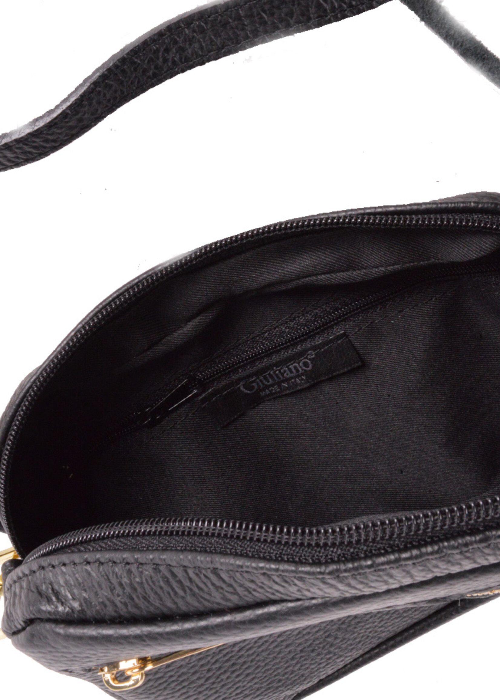 Lederen Schoudertas | JOCY - Camel