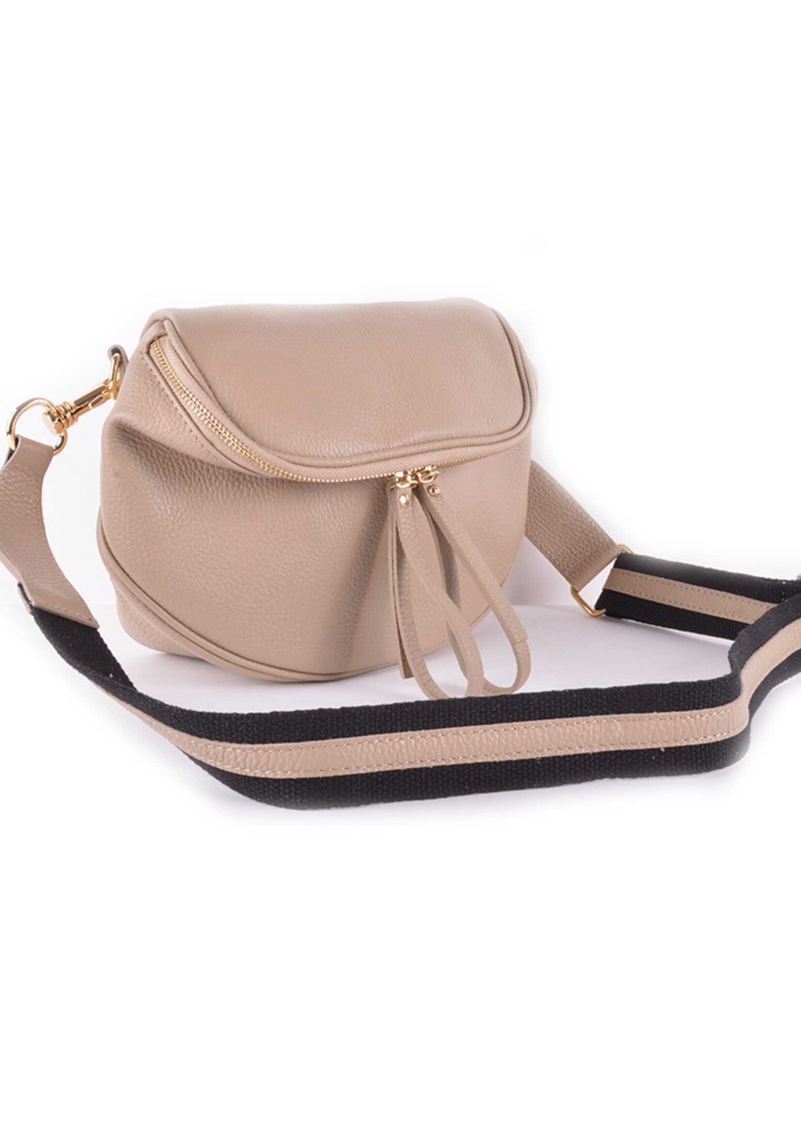 Lederen Heuptas | JENNY - Taupe