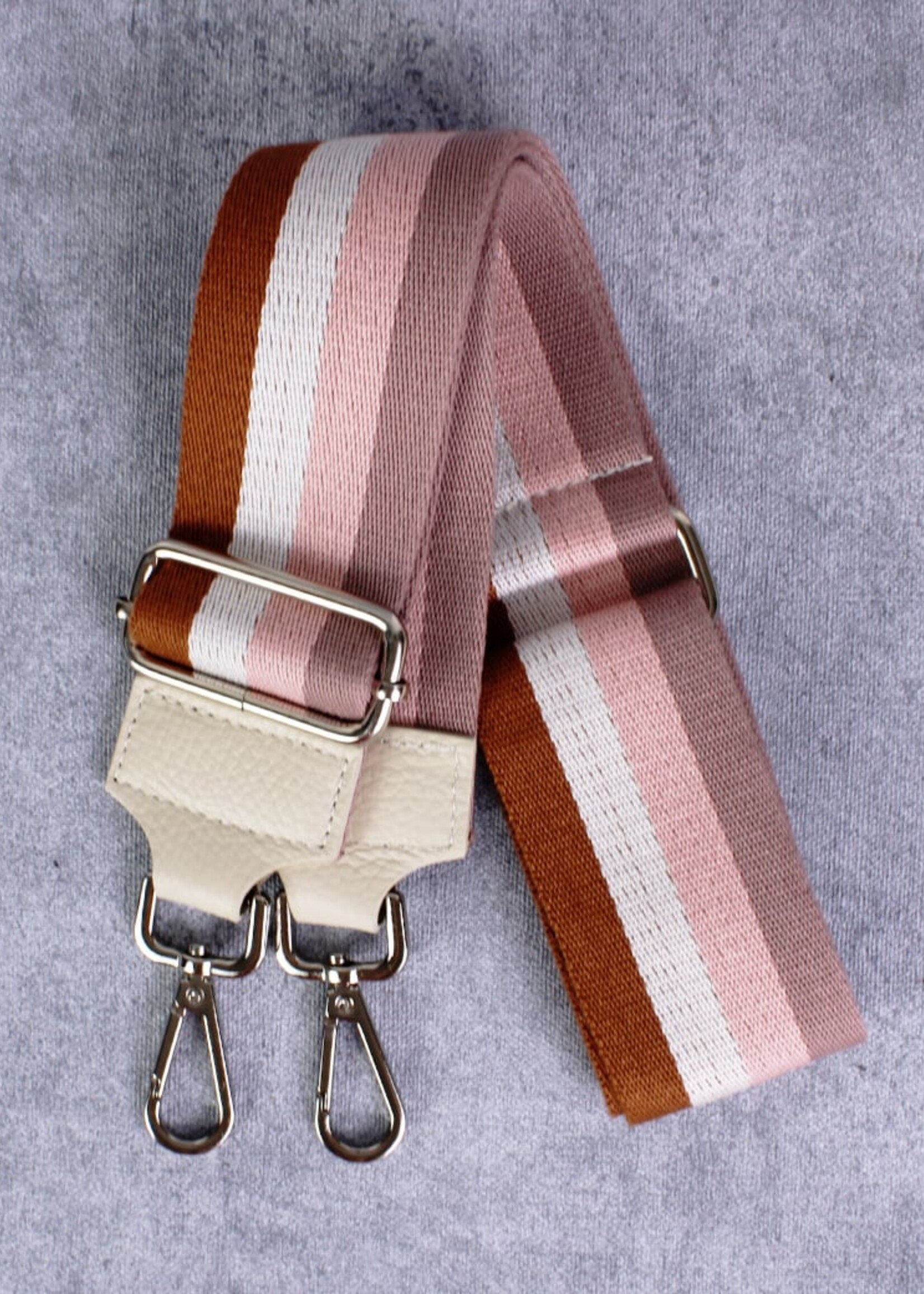 Bagstraps Beige - Zilver - 49040