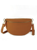 Leren heuptas | Bumbag | Bruin | Maat - L