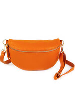 Leren heuptas | Bumbag | Oranje | Maat M