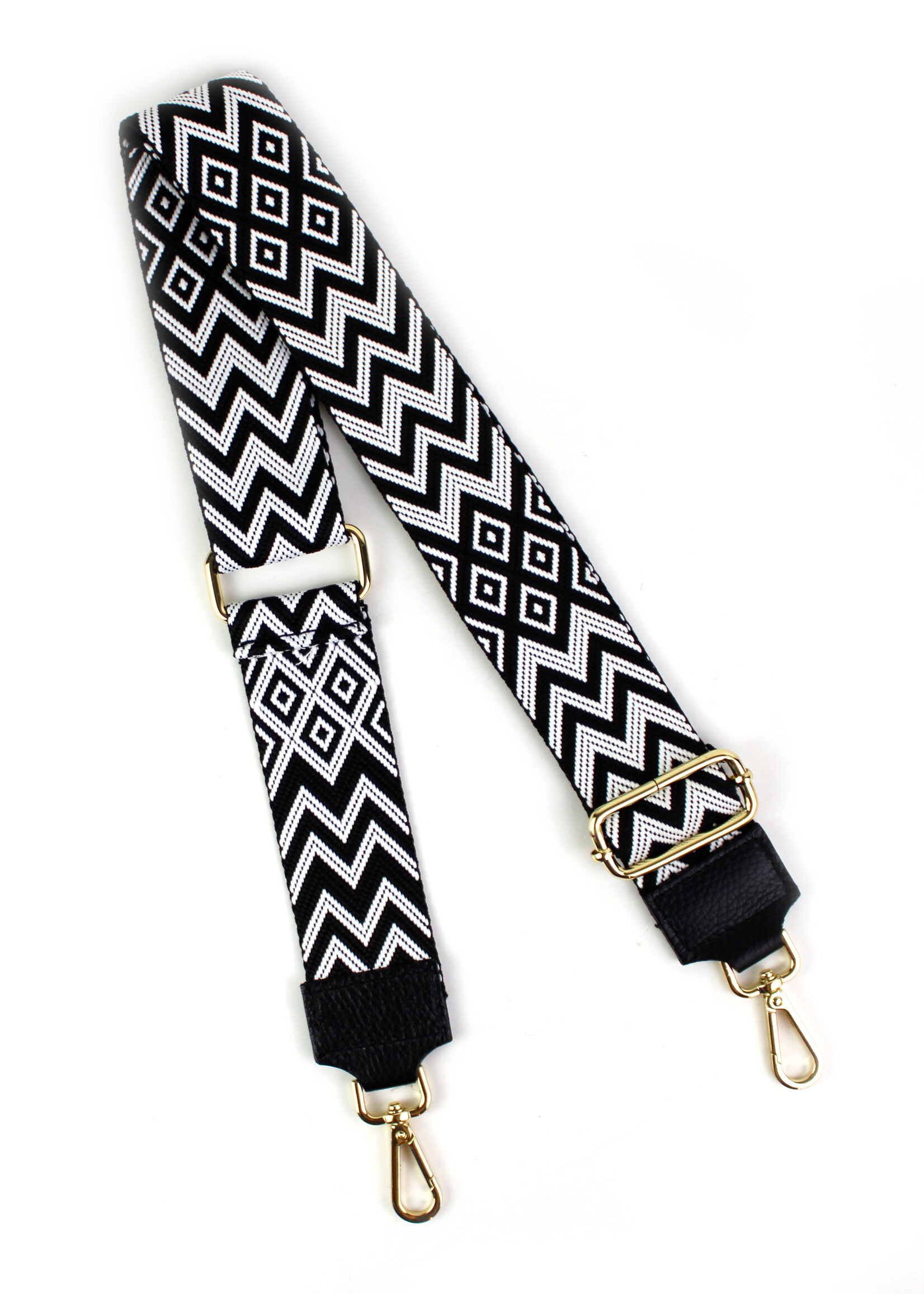 Bagstraps Zigzag Zwart - 49009