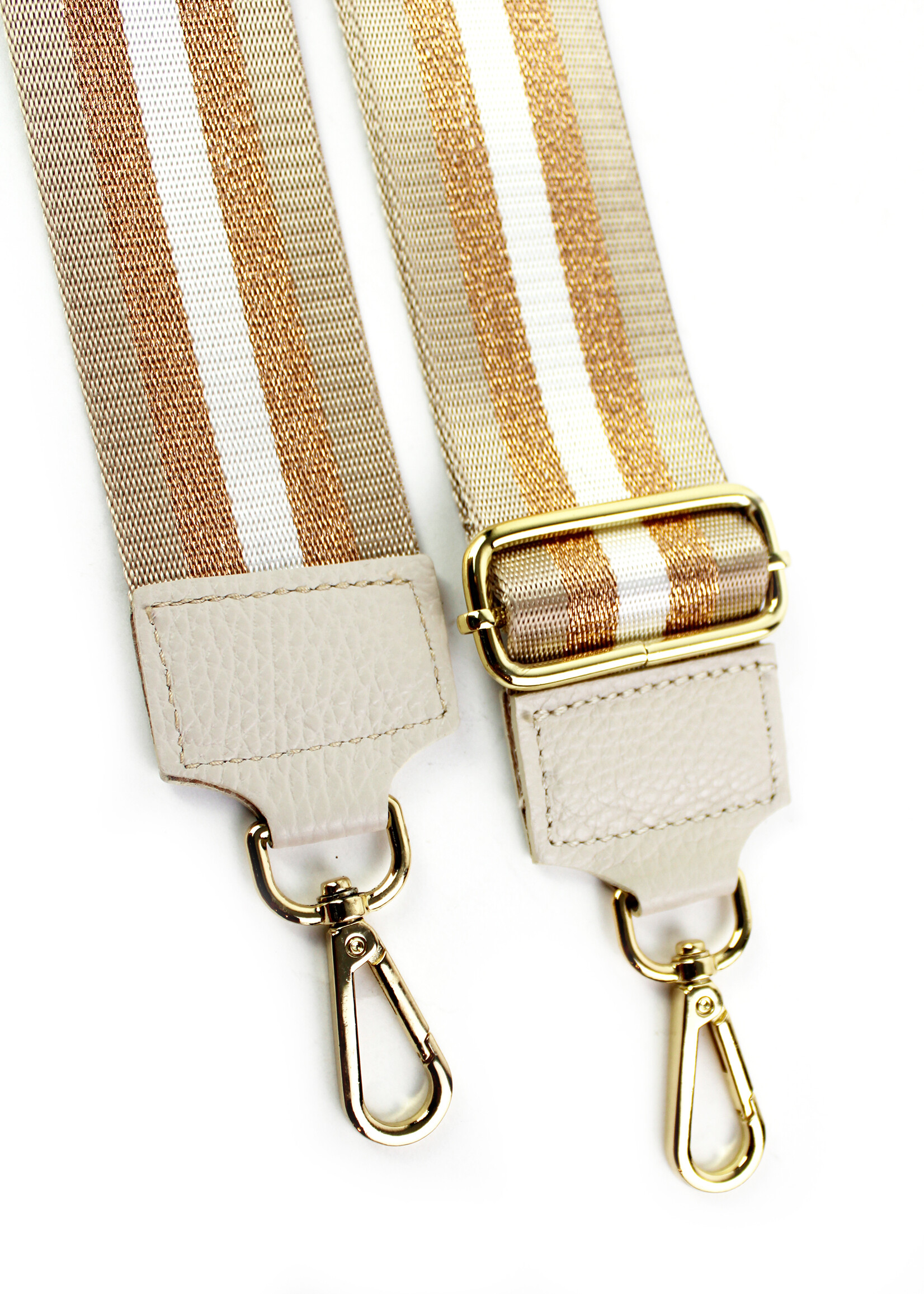 Bagstraps Beige Metallic Goud - 49021