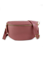 Leren heuptas | Bumbag | Oudroze | Maat  M