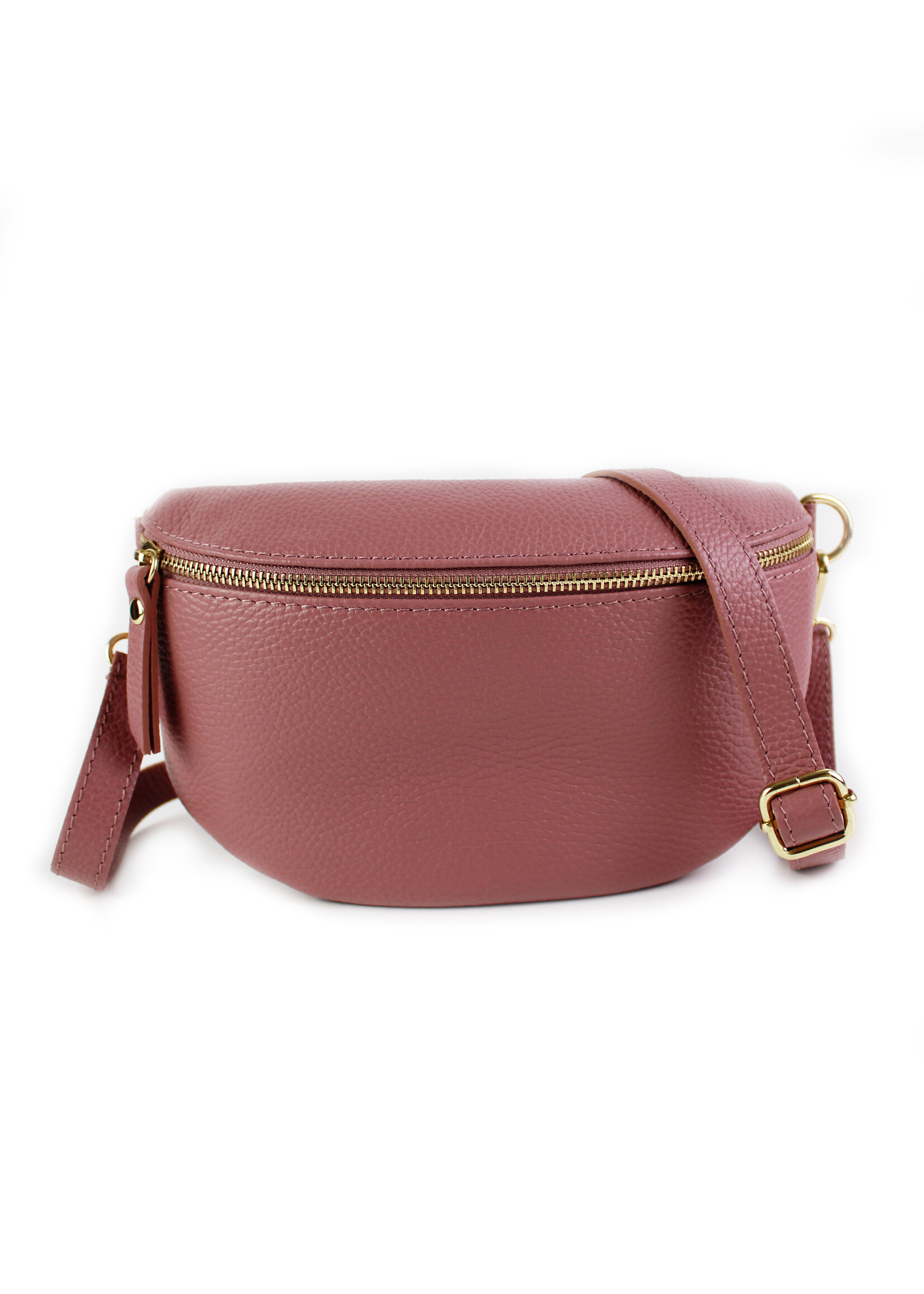 Leren heuptas | Bumbag | Oudroze | Maat  M