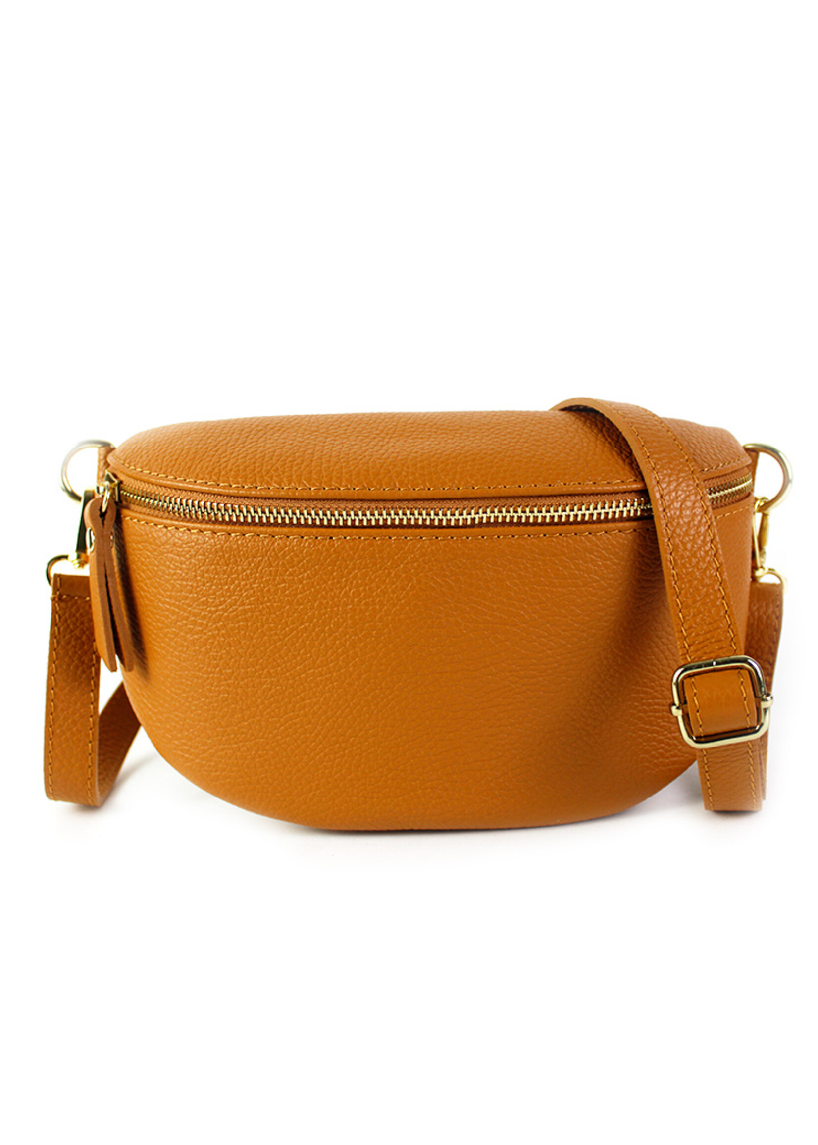 Leren heuptas | Bumbag | Camel | Uni | MEDIUM