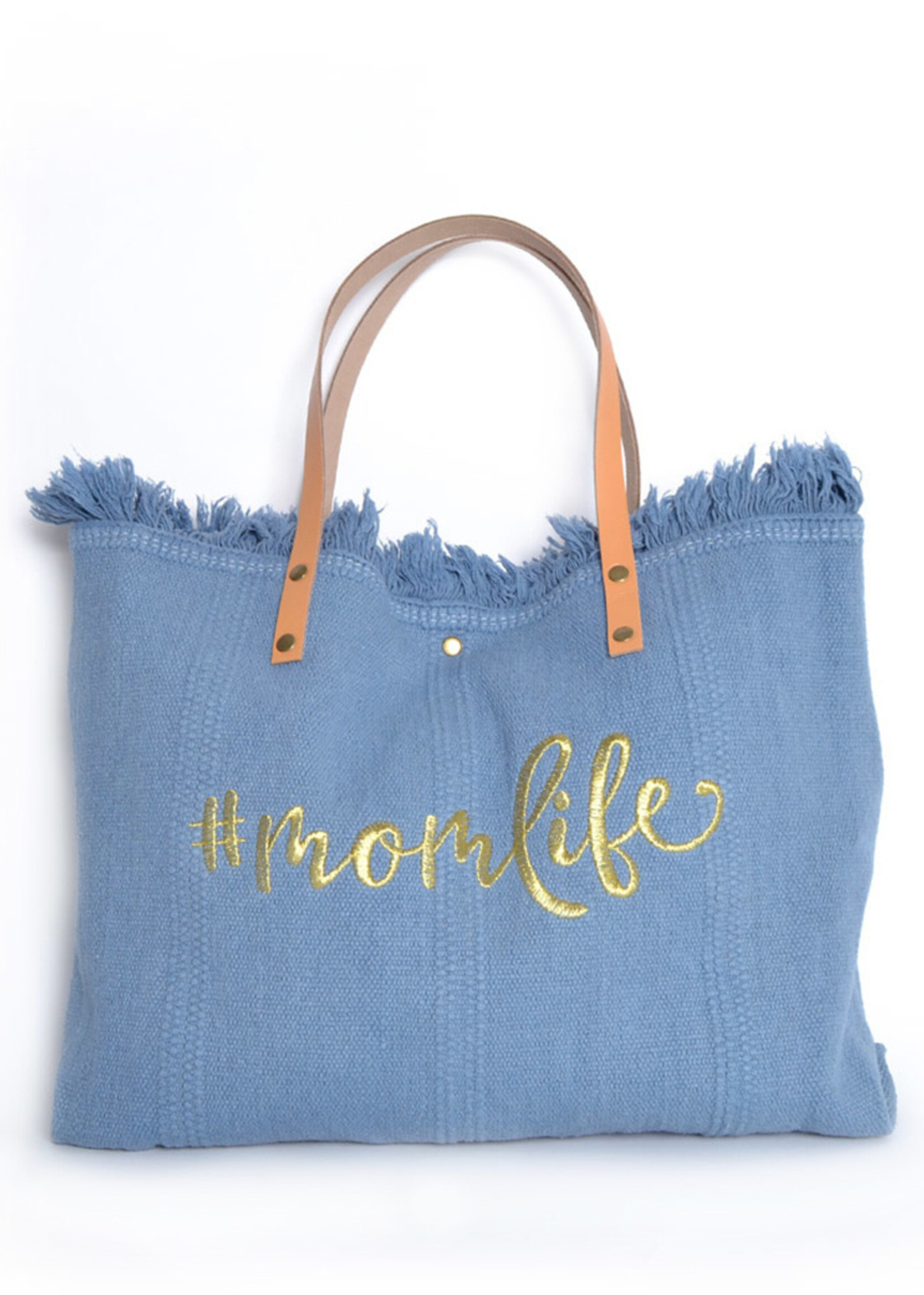 Canvas tas MOMLIFE - Jeansblauw