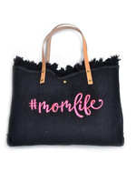 Canvas tas MOMLIFE - Zwart