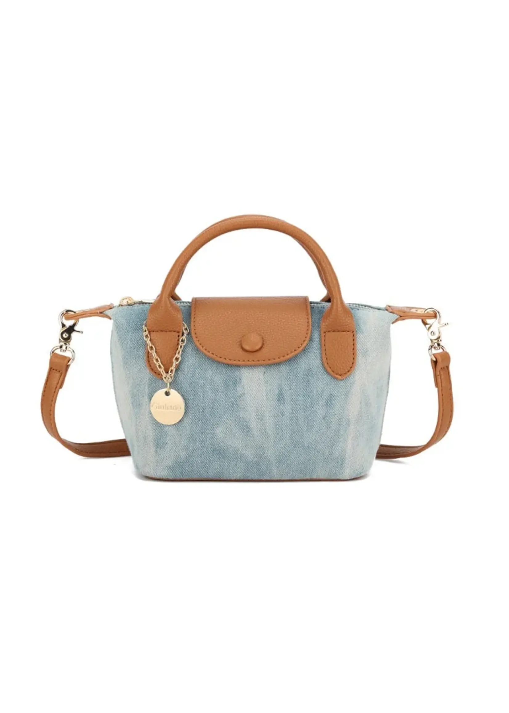 Mini handtas / schoudertas | Elize | Licht Jeans