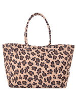 Nubuck Leer Leopard Shopper | Dewi