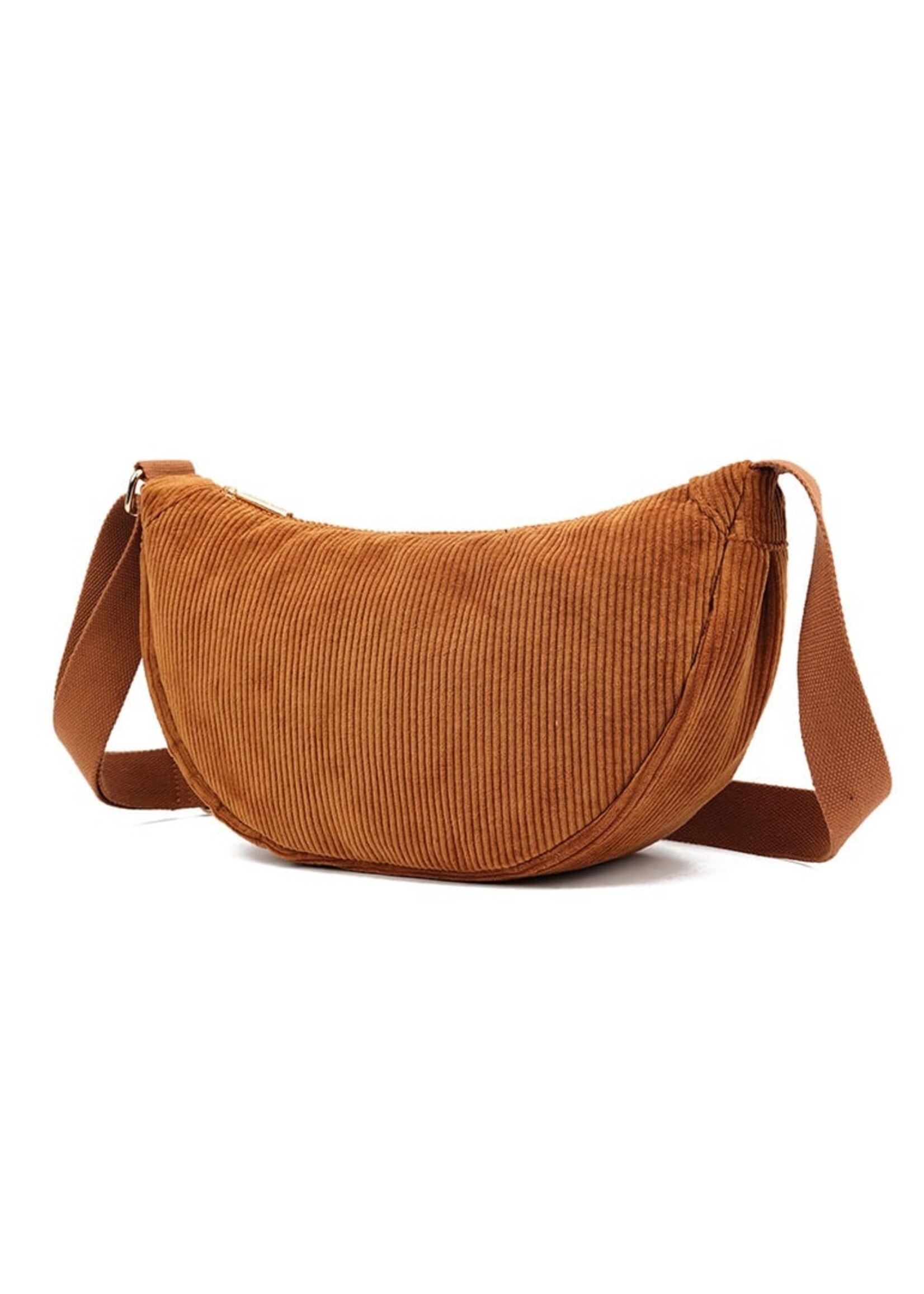 Crossbody schoudertas | RIBSTOF | Camel