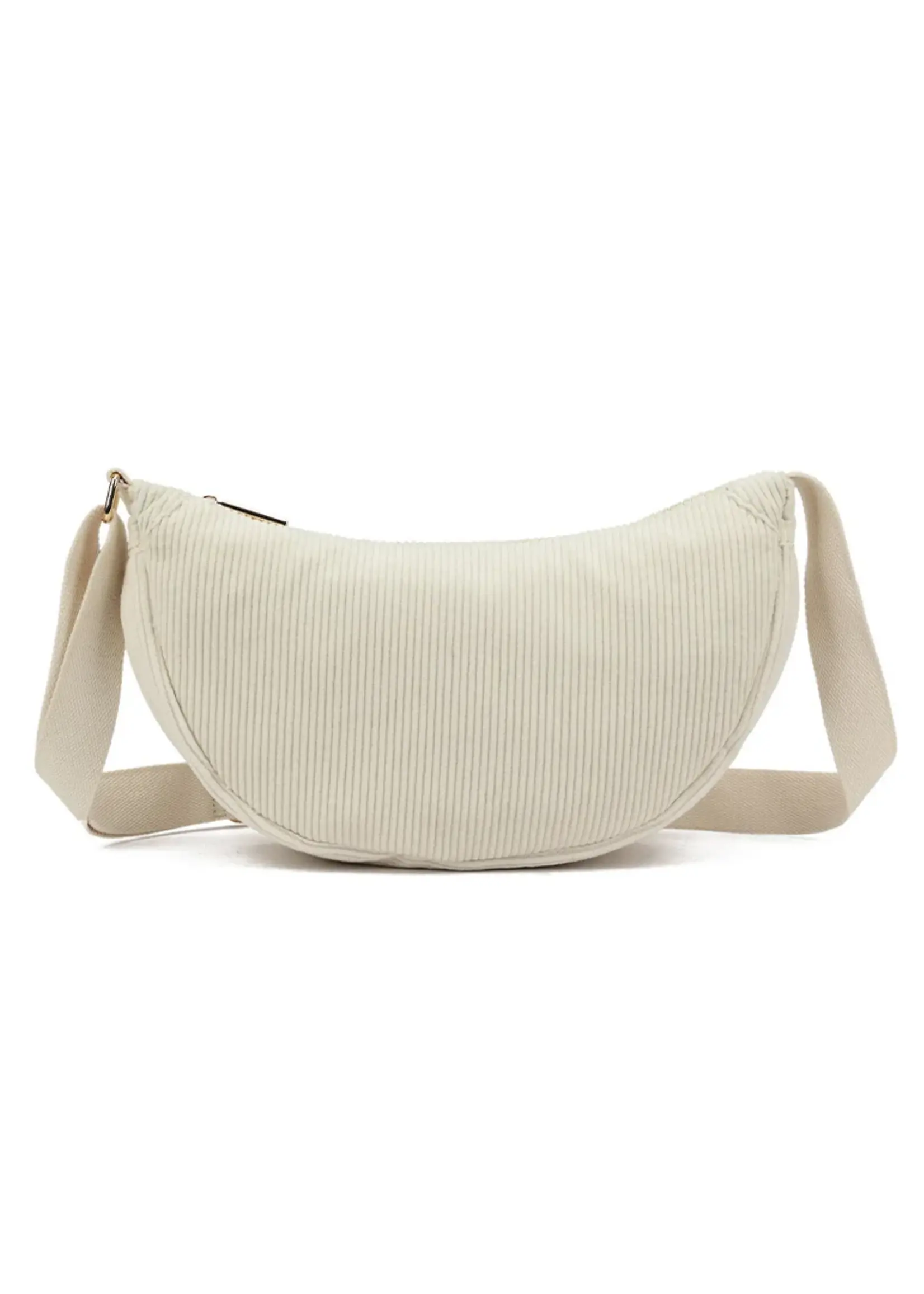 Crossbody schoudertas | RIBSTOF | Beige